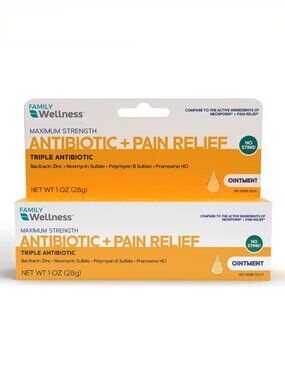 Natureplex Max Strength Antibiotic + Pain Relief Triple Antibiotic Ointment, 1oz